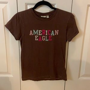 American Eagle Brown Shirt